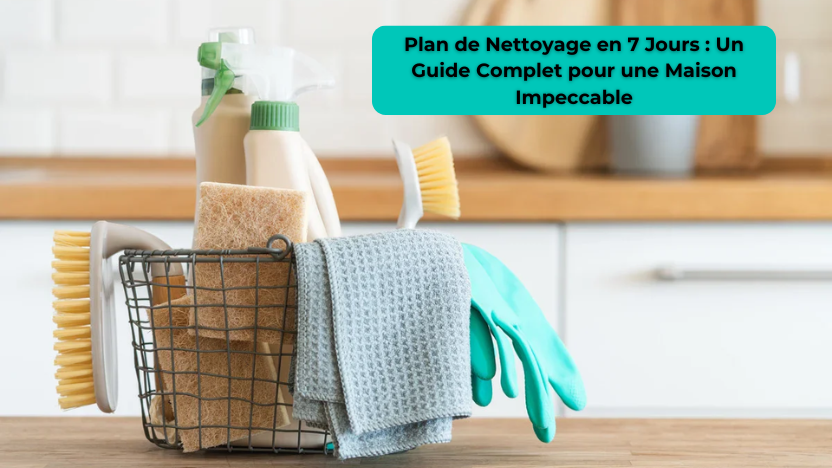 Plan de Nettoyage en 7 Jours : Un Guide Complet pour une Maison Impecc