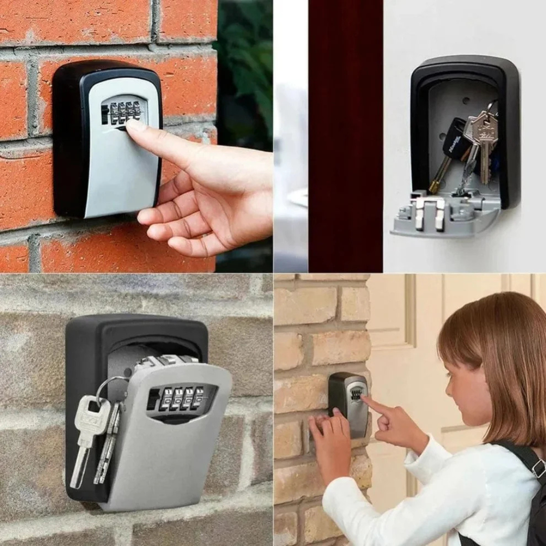 KeyFort – Boîte à Clés Murale Sécurisée 4 Chiffres