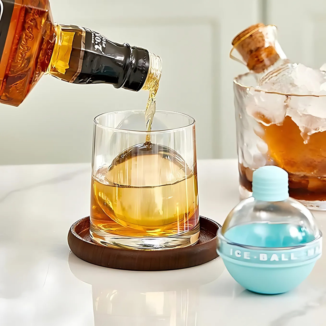 IceGlow – Moule à Glaçons Boule (Pack de 4)