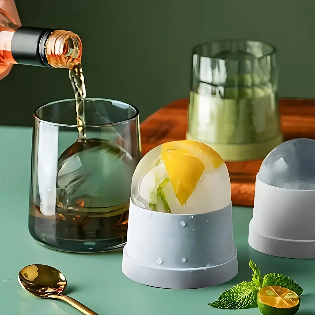 IceCraft Boules Premium – 3 Moules à Glace Sphérique