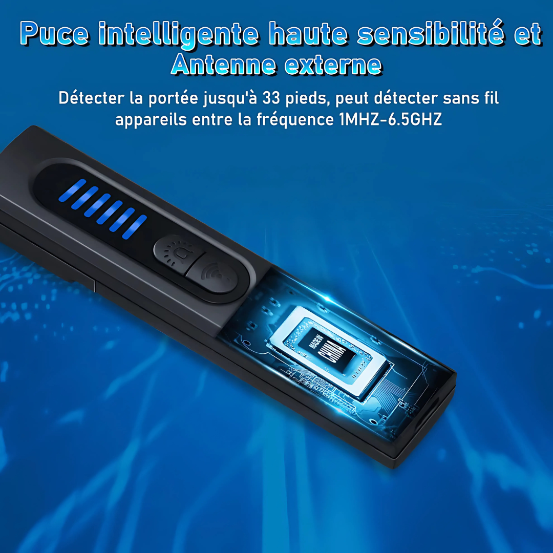 SpyGuard – Détecteur de Caméra et Micro Espion Professionnel
