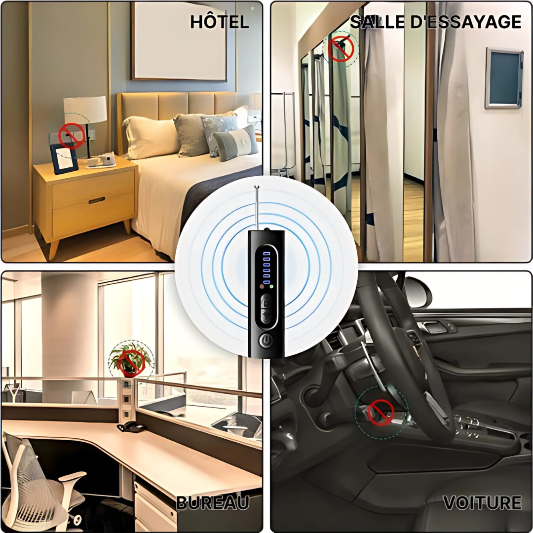 SpyGuard – Détecteur de Caméra et Micro Espion Professionnel