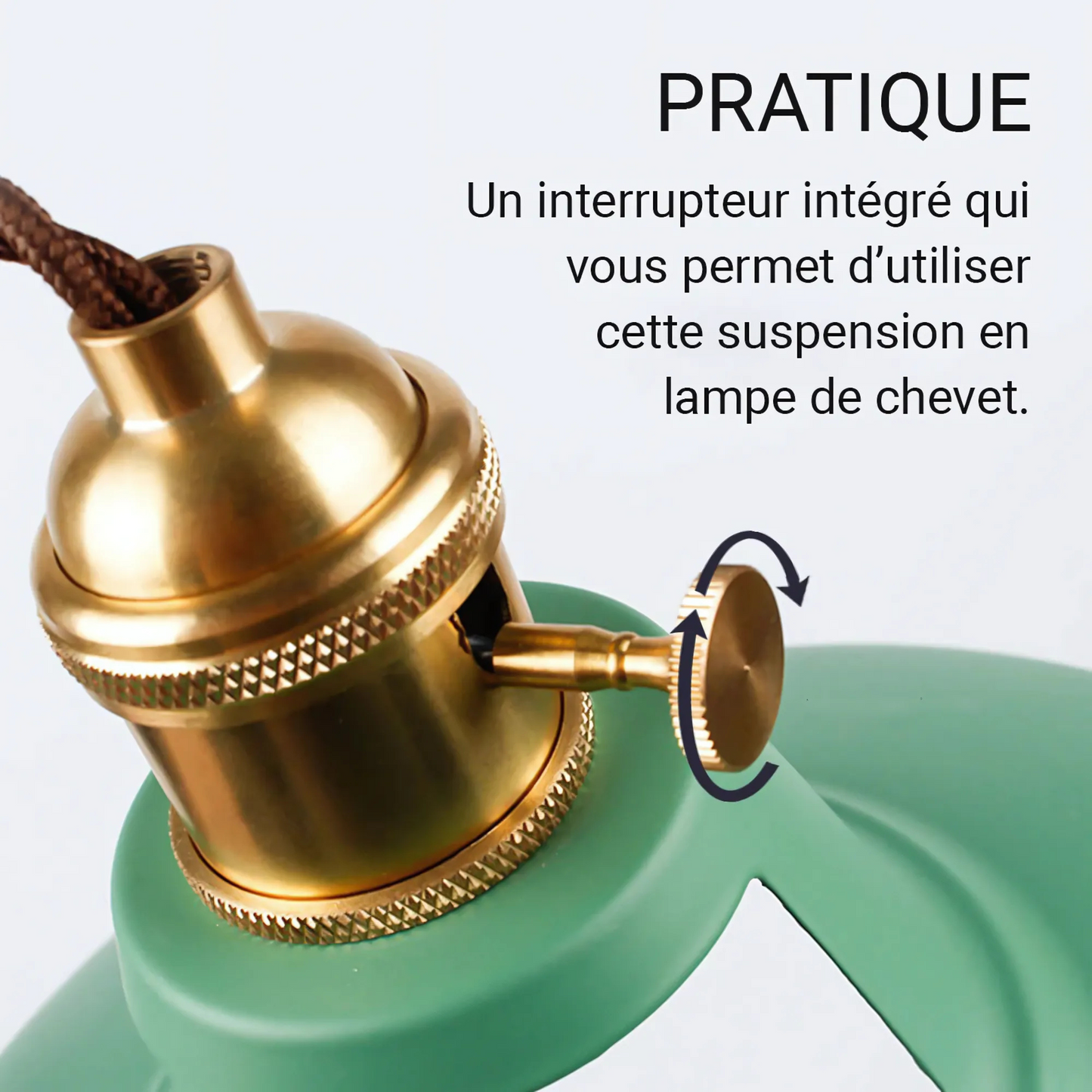 Éclora – Suspension Pastel en Métal