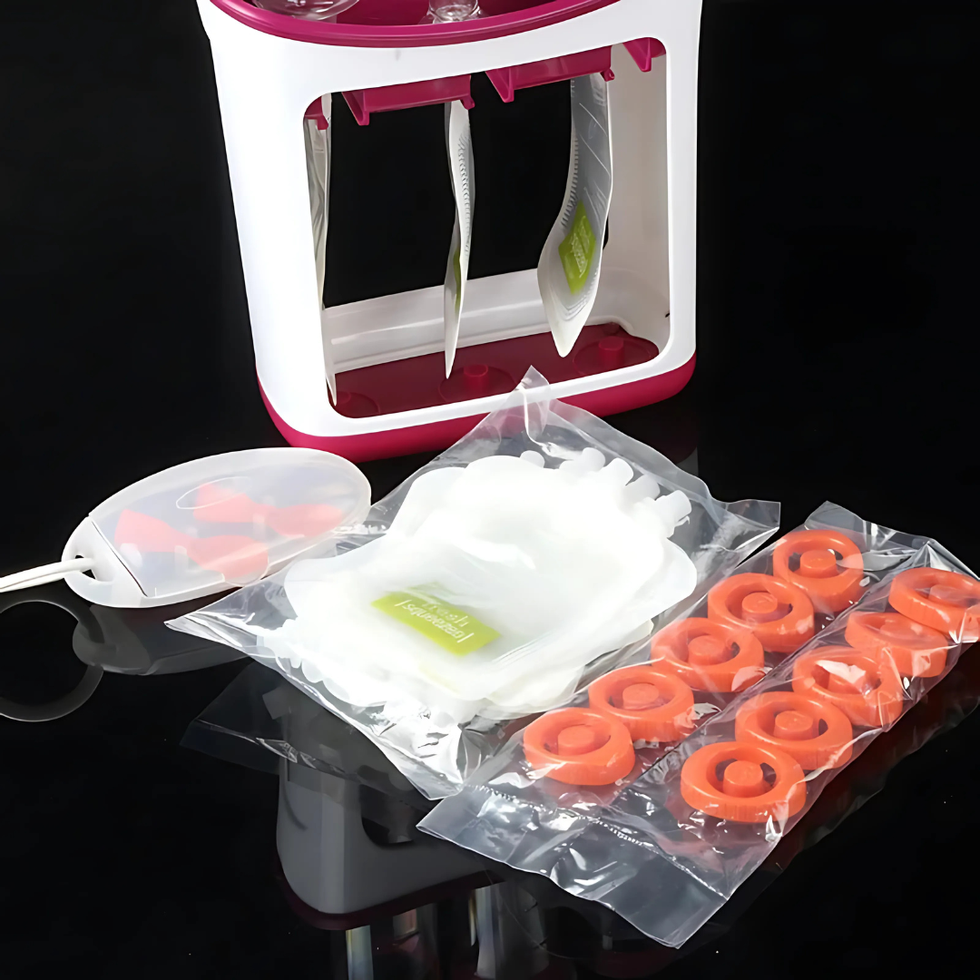 Gourde’Miam – Kit Maison Repas Bébé (10 gourdes incluses)