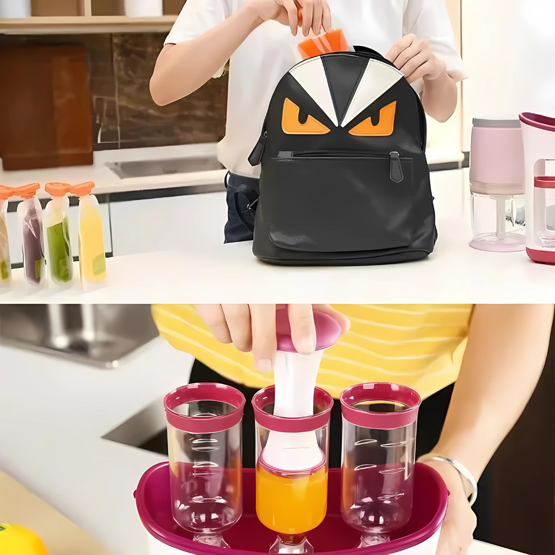 Gourde’Miam – Kit Maison Repas Bébé (10 gourdes incluses)