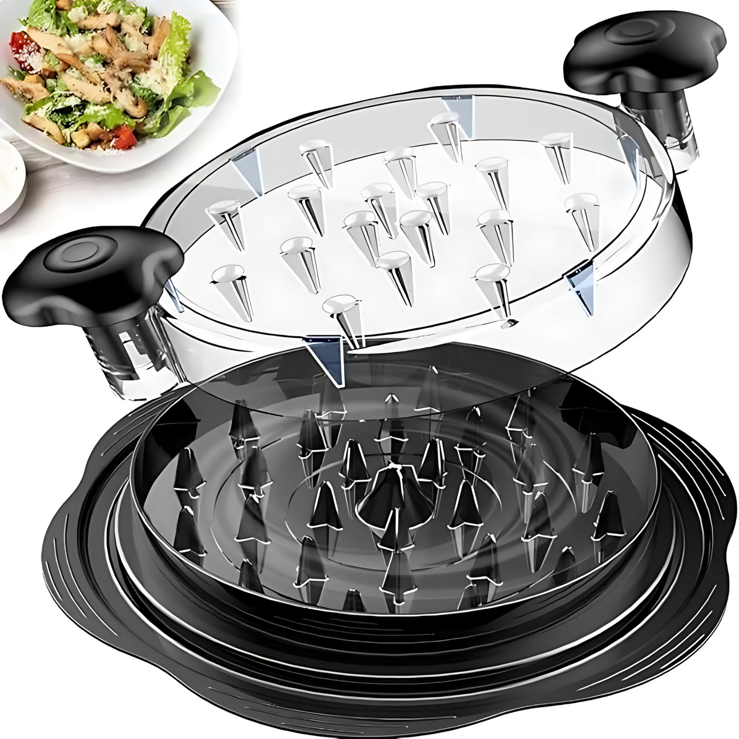 MeatTwist – Déchiqueteur de Viande Manuel Ergonomique