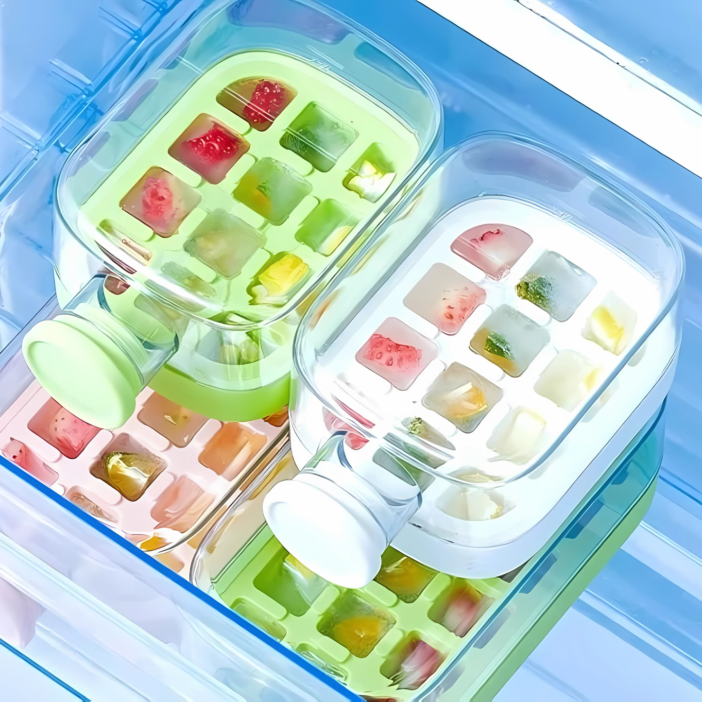 IcePop – Bouteille à Glaçons 2-en-1