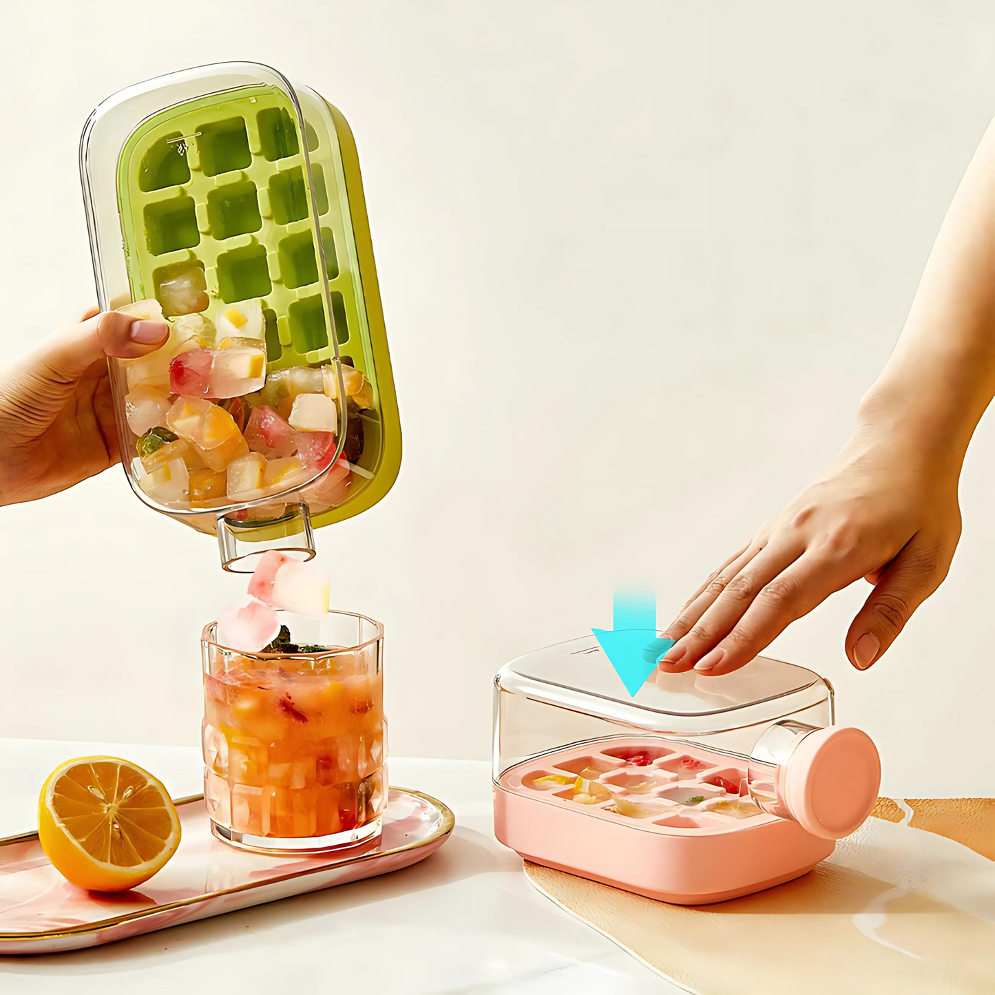 IcePop – Bouteille à Glaçons 2-en-1