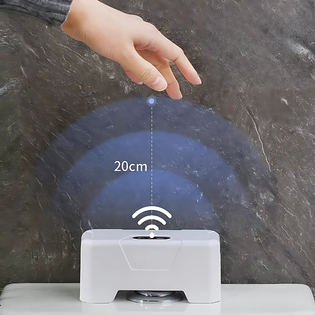 FlushSense – Bouton de chasse d’eau automatique sans contact