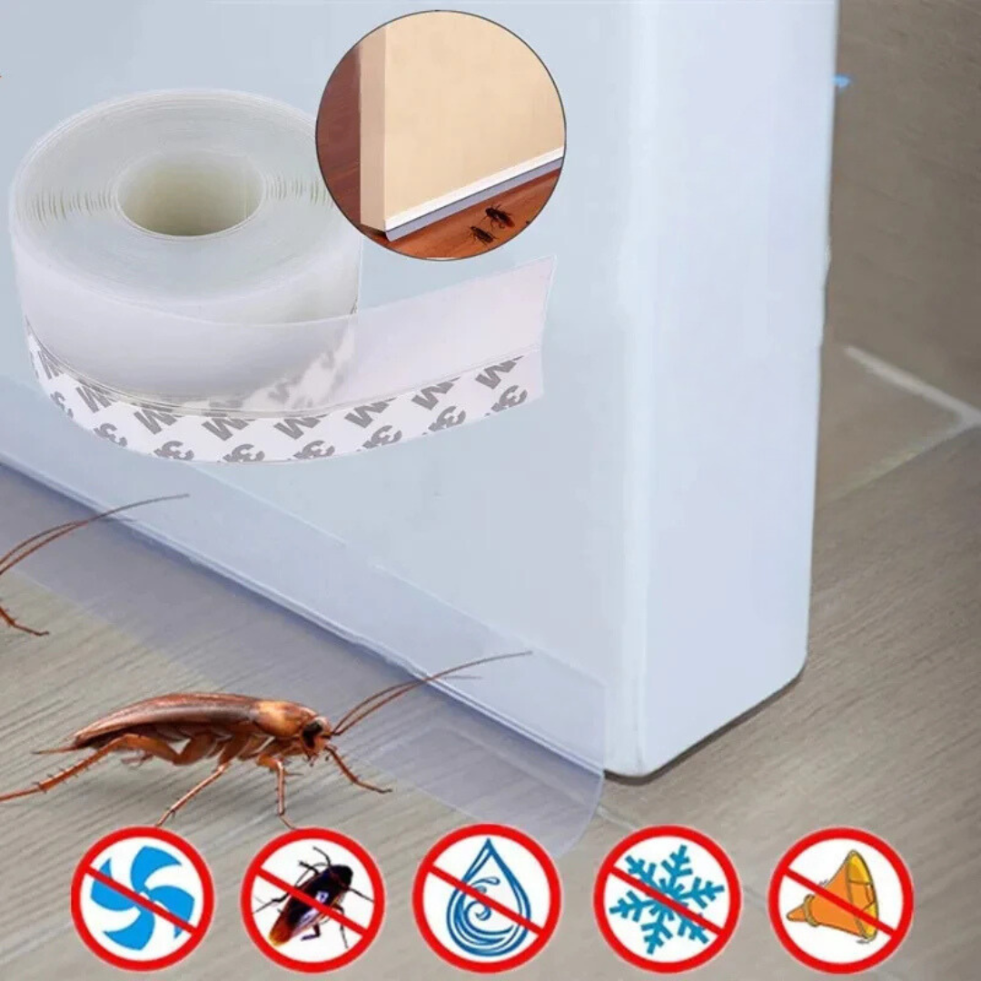 MagicBloc - Bloque-Porte Insonorisé Anti-Poussière et Anti-Insectes