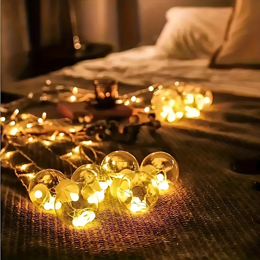 LumaSphere – Suspension Lumineuse à Boules LED