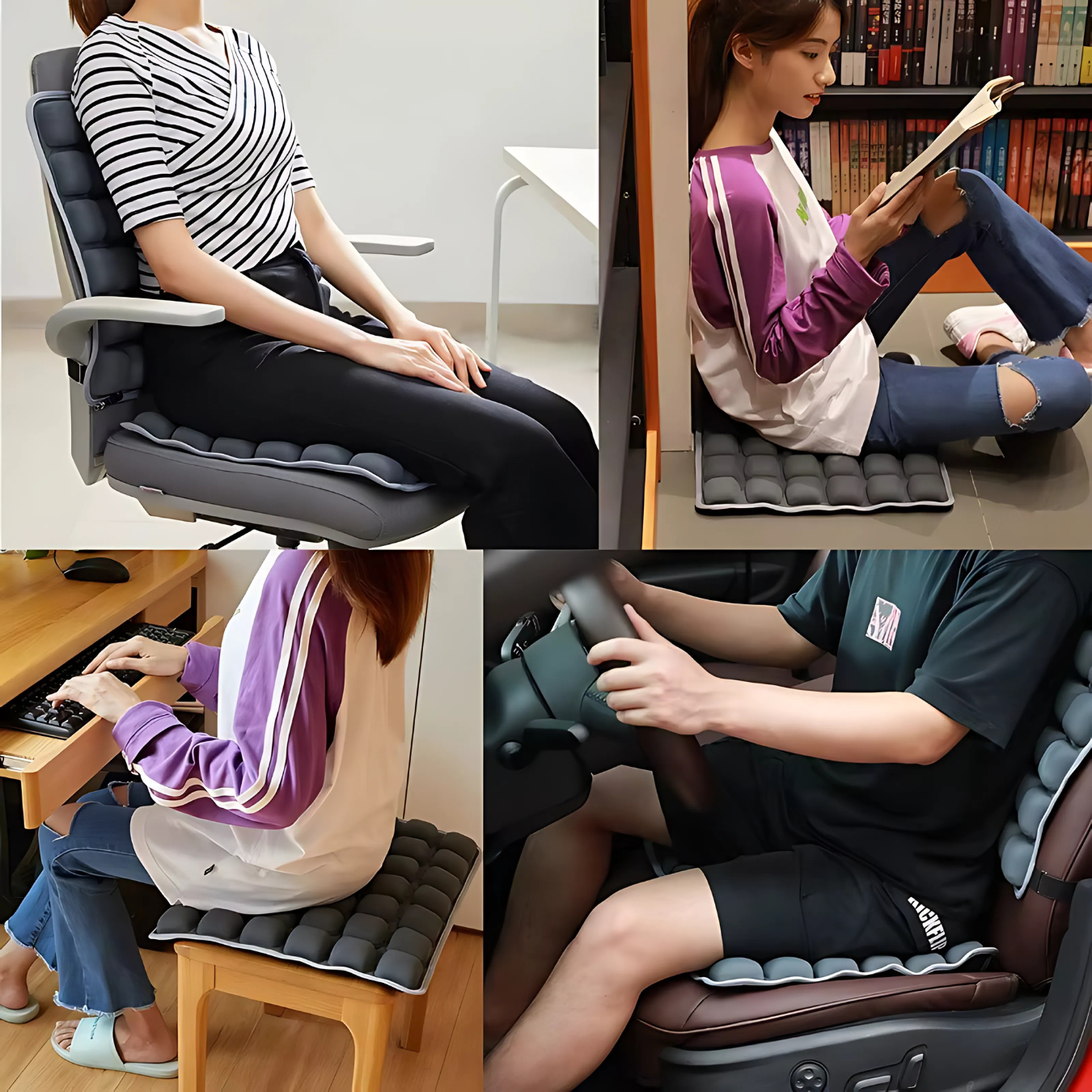 AirZen – Coussin Gonflable Ergonomique de Voyage