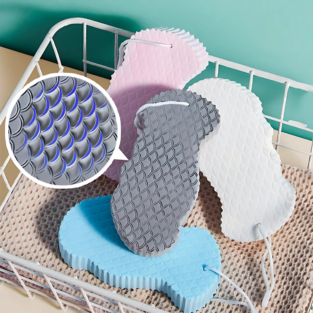 MagiClean – Éponge de Bain Exfoliante Ultra Douce