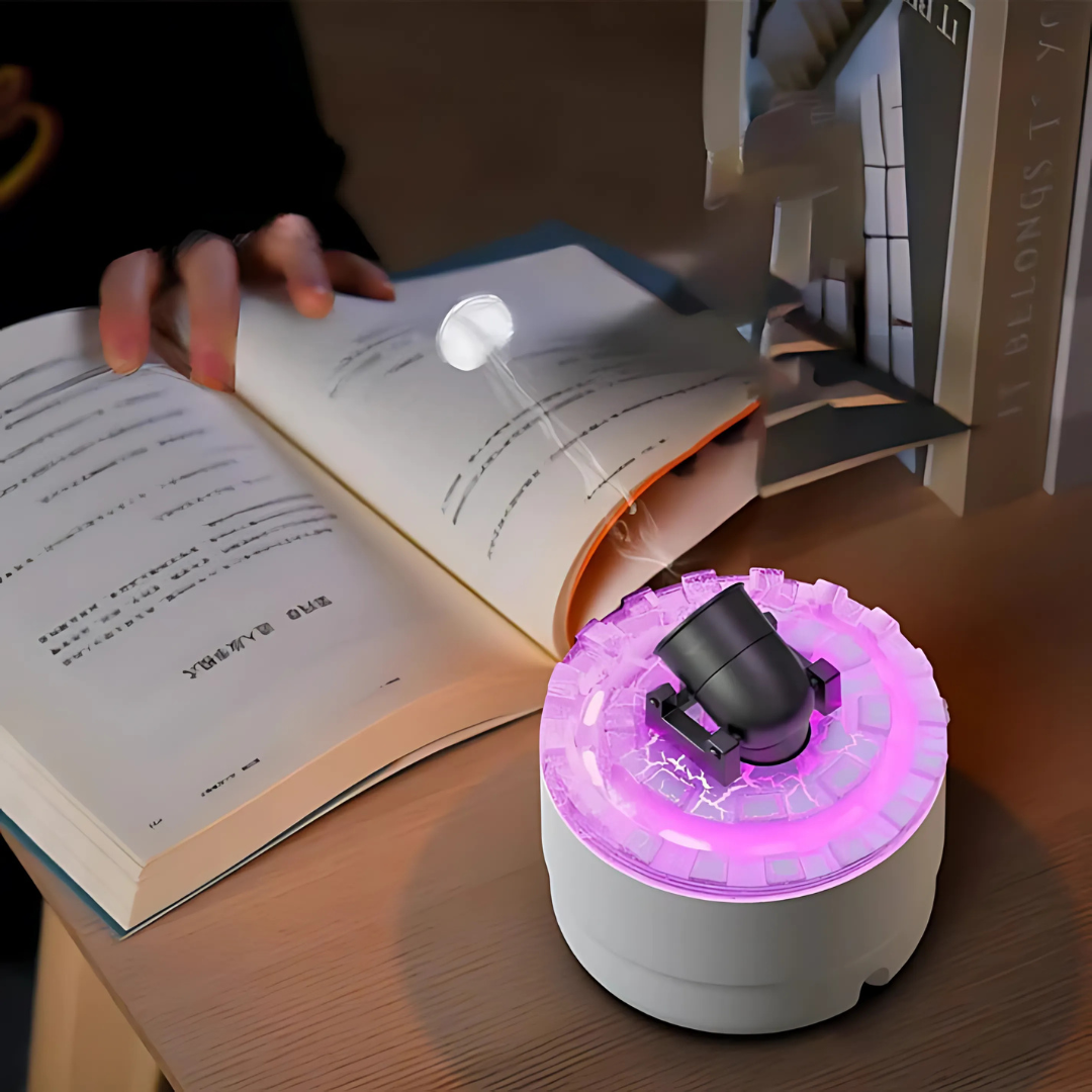 PureVolcan – Humidificateur & Diffuseur LED Effet Lave