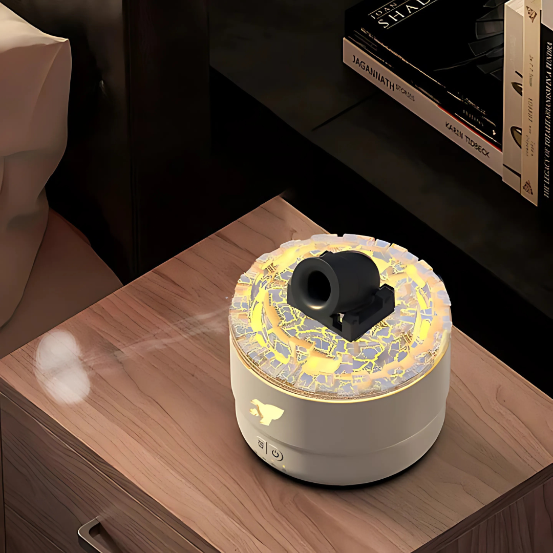 PureVolcan – Humidificateur & Diffuseur LED Effet Lave