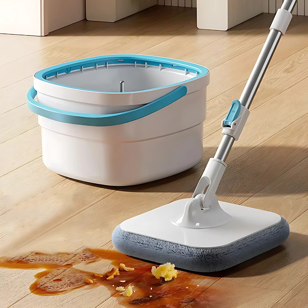 SmartClean – Balai Serpillère Rotatif 360° avec Seau Séparateur d’Eaux