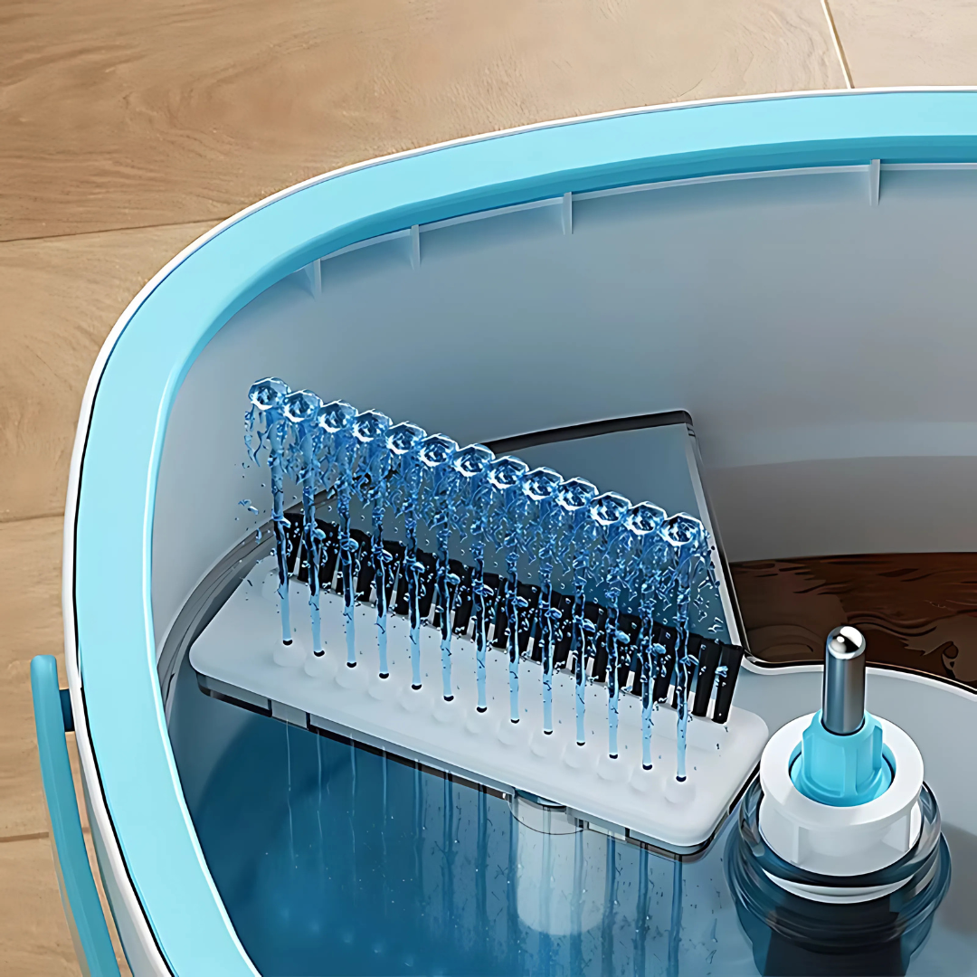 SmartClean – Balai Serpillère Rotatif 360° avec Seau Séparateur d’Eaux