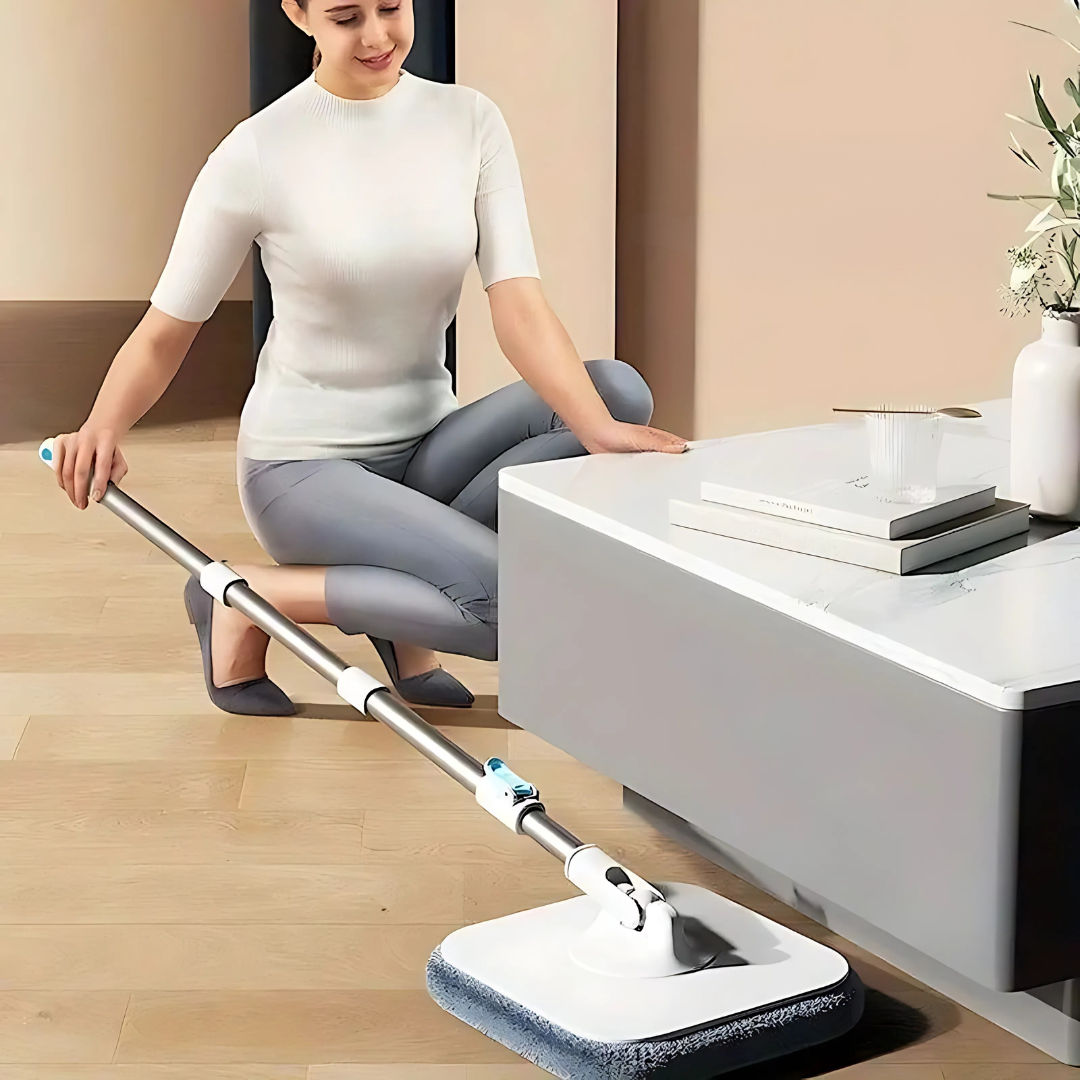 SmartClean – Balai Serpillère Rotatif 360° avec Seau Séparateur d’Eaux