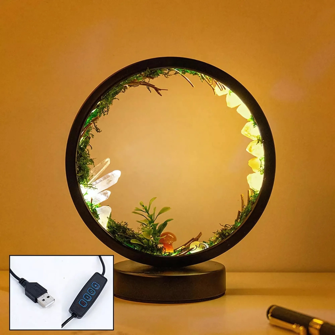EnchantedRing – Lampe Cristal Botanique