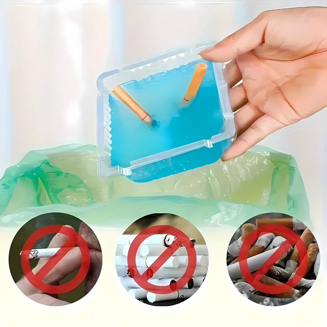 AshBlock – Cendrier Jetable avec Gel Absorbant Anti-Odeur ( 40 pcs )