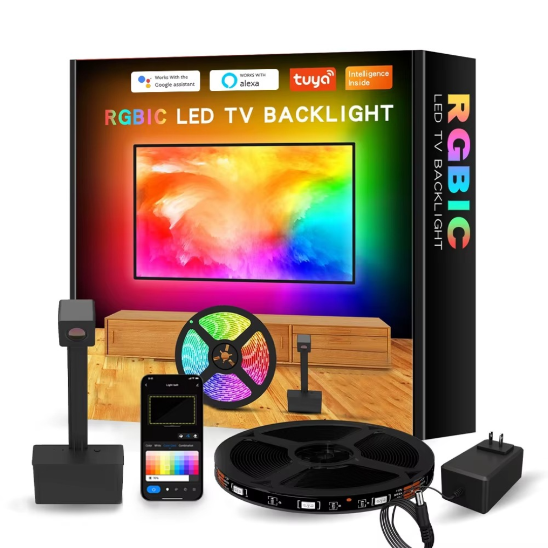 GlowSync – Bande LED TV Connectée avec Synchronisation Écran