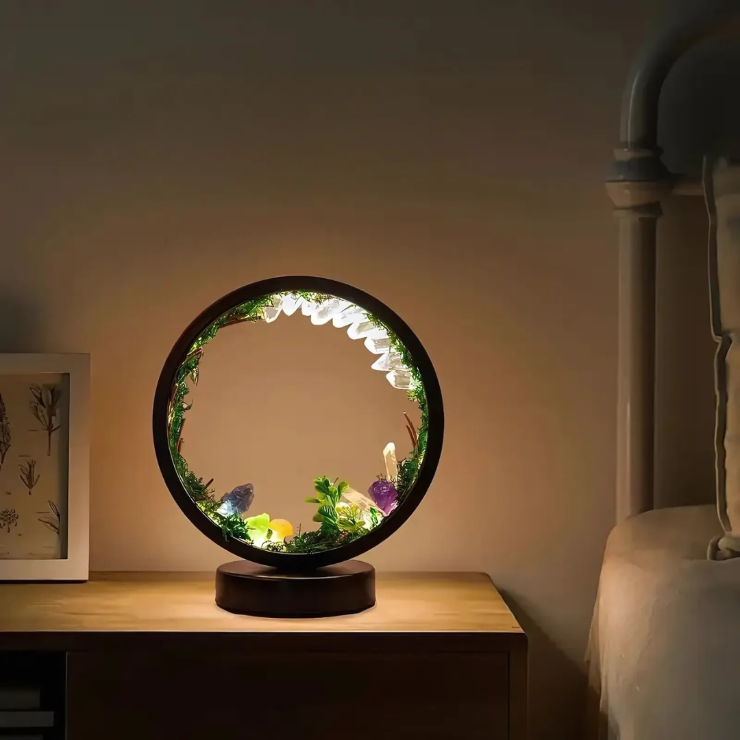 EnchantedRing – Lampe Cristal Botanique