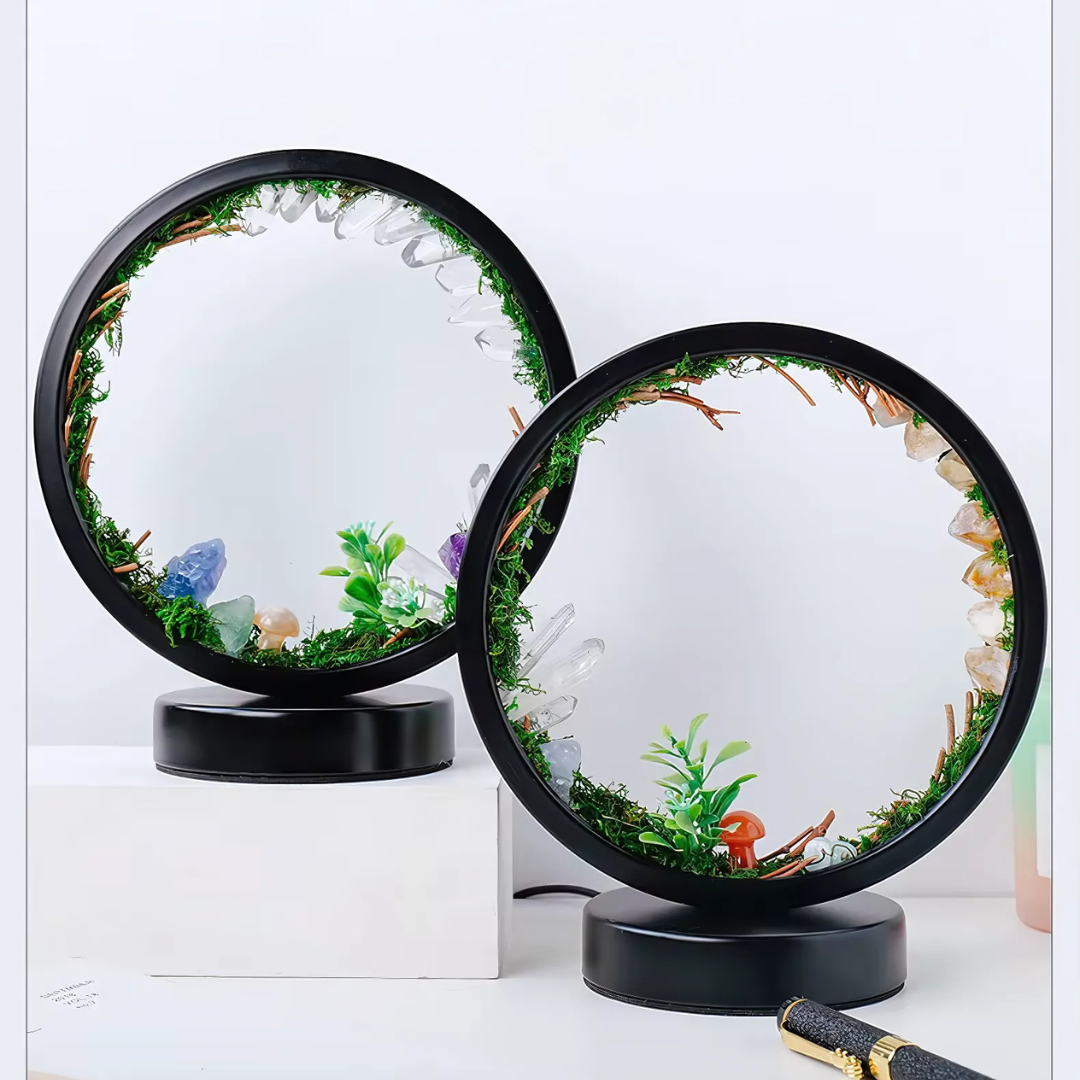 EnchantedRing – Lampe Cristal Botanique