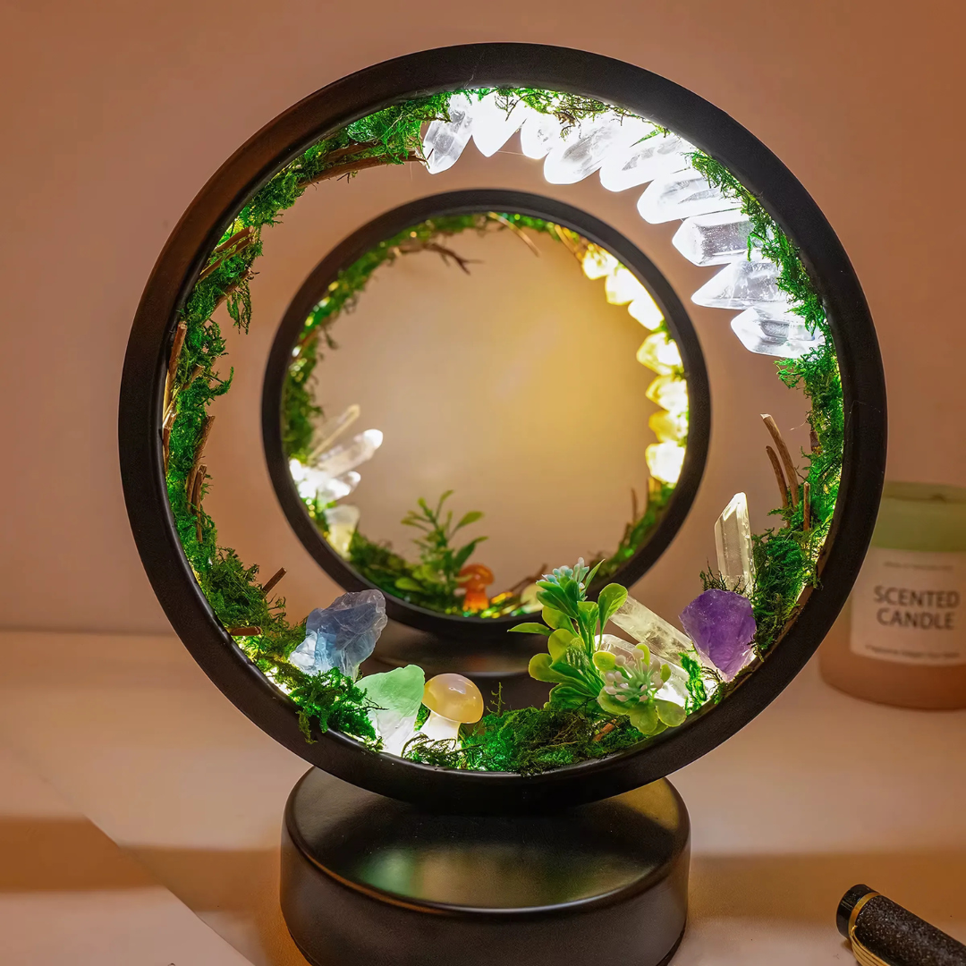 EnchantedRing – Lampe Cristal Botanique