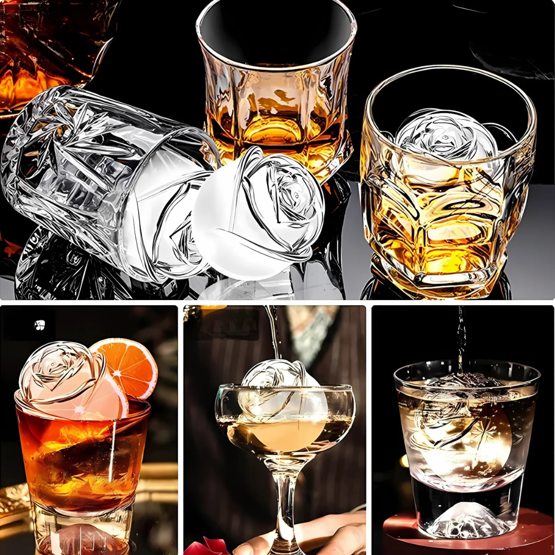 IceRose – Moule à Glaçons Fleur