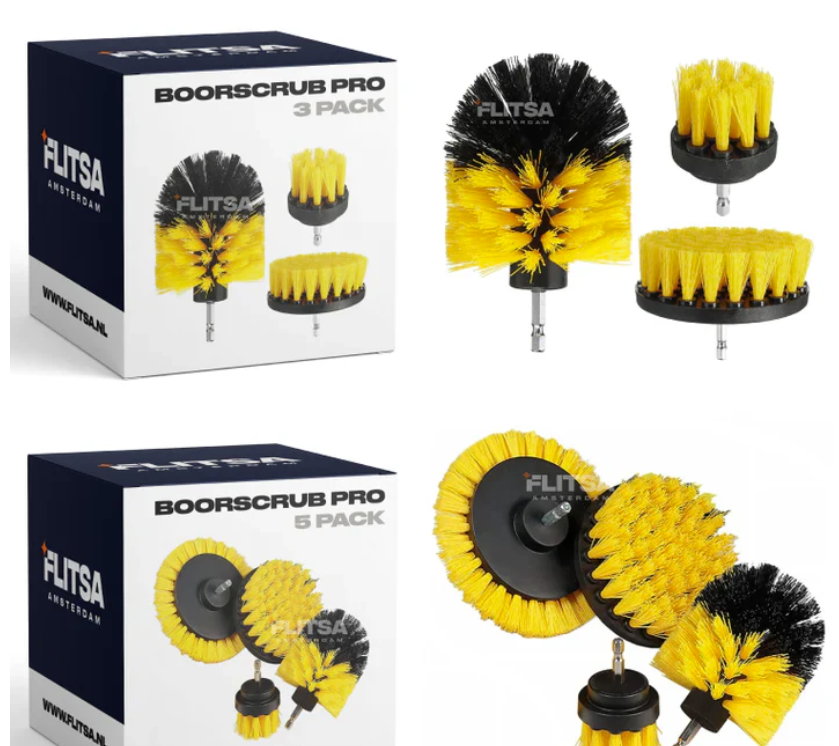 Kit de Brosses de Nettoyage Ultra-Efficaces pour Perceuse - PowerScrub