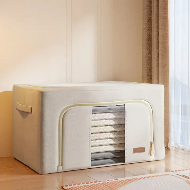 Bacs de rangement durable et esthétique - Coton / 24 L