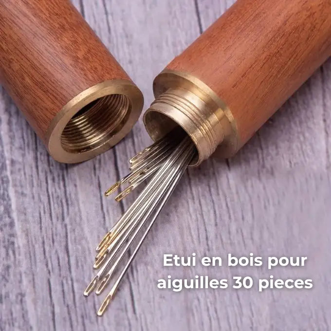 Etui à Aiguilles de Couture Magiques pour Enfilage Immédiat sans Tracas (30 par Etui)