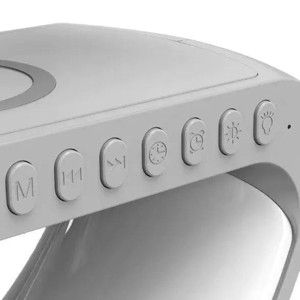 Lampe Intelligente d’Ambiance Multifonctionnelle - Chargeur à Induction & Reveil