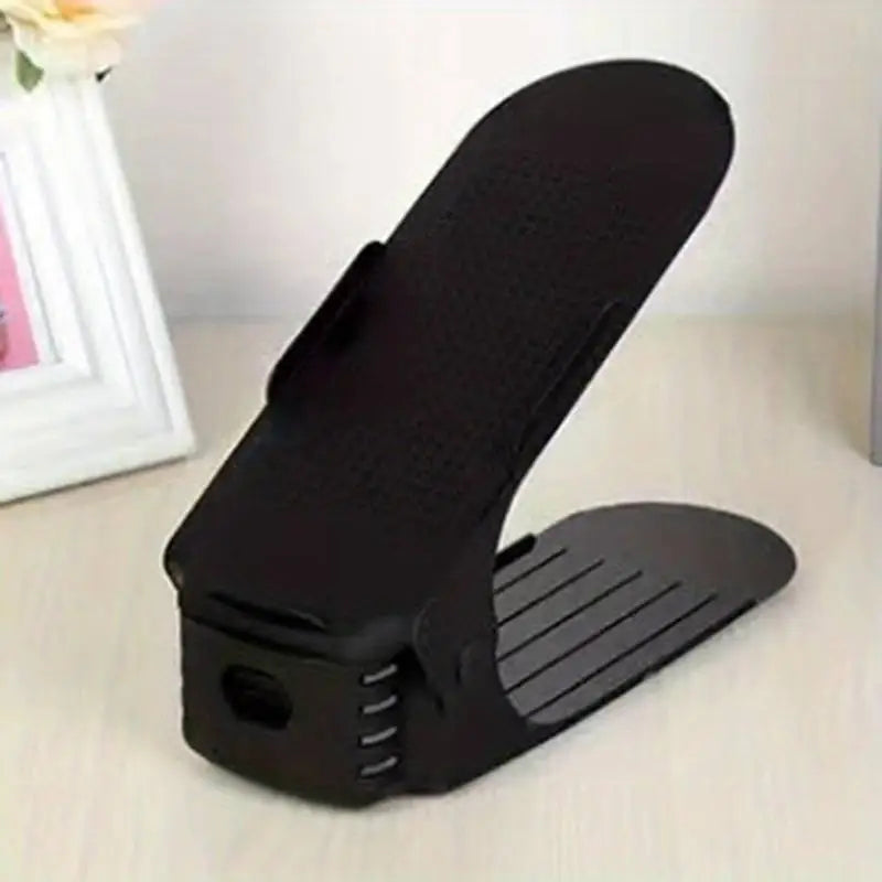 Organisateur de Chaussures Double Stack - Noir 5 Pièces