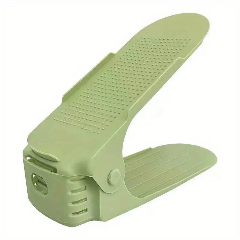 Organisateur de Chaussures Double Stack - Vert 5 Pièces