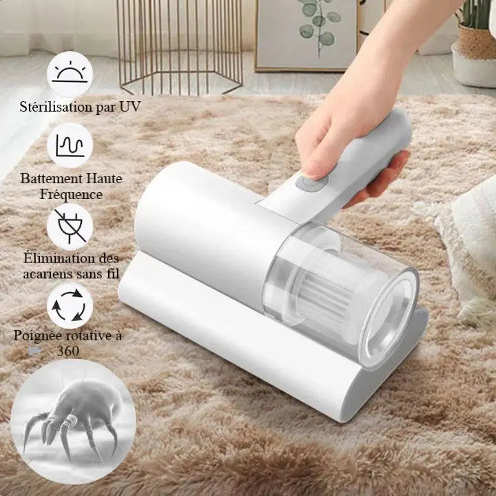 Pure - Lit Aspirateur - Anti - Acariens sans fil