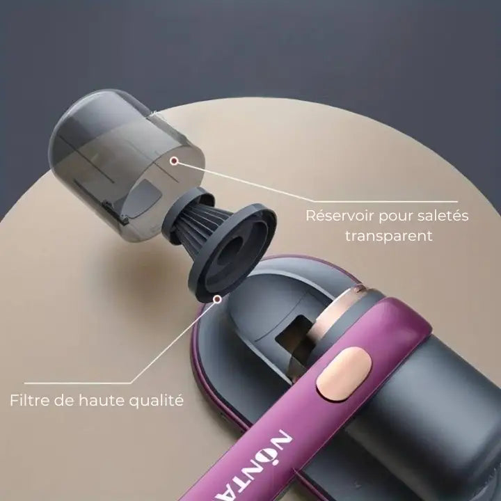 Pure - Lit Aspirateur - Anti - Acariens sans fil