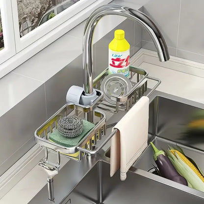 Ordonnia - Organisateur d’Évier Multifonctionnel Antirouille