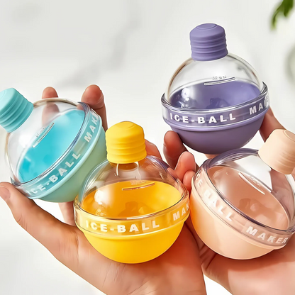 IceGlow – Moule à Glaçons Boule (Pack de 4)