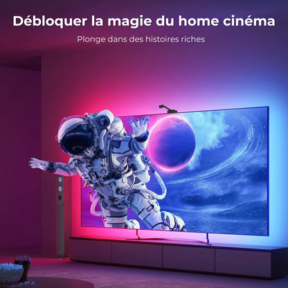 GlowSync – Bande LED TV Connectée avec Synchronisation Écran