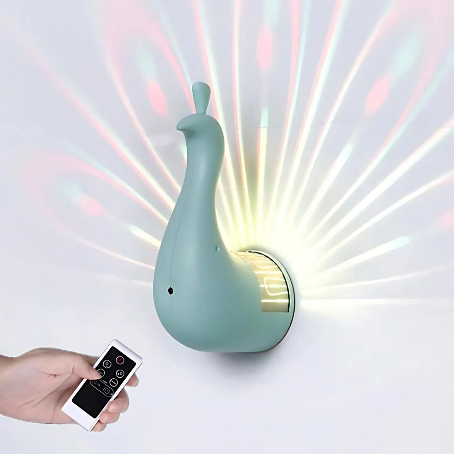 Plumilight Paon – Applique Murale à Projection LED