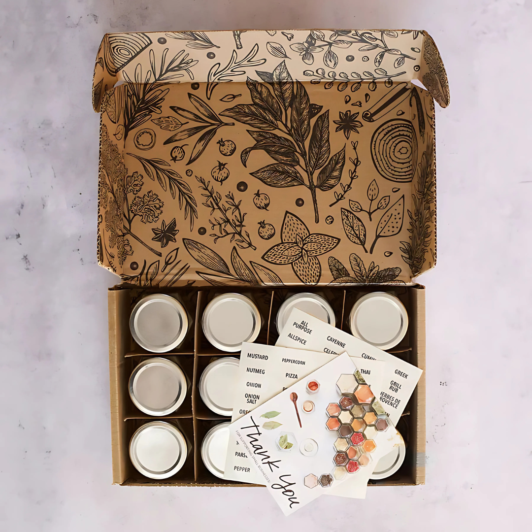 Épiceluxe – Pots à Épices Magnétiques ( 10 pcs )