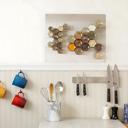 Épiceluxe – Pots à Épices Magnétiques ( 10 pcs )