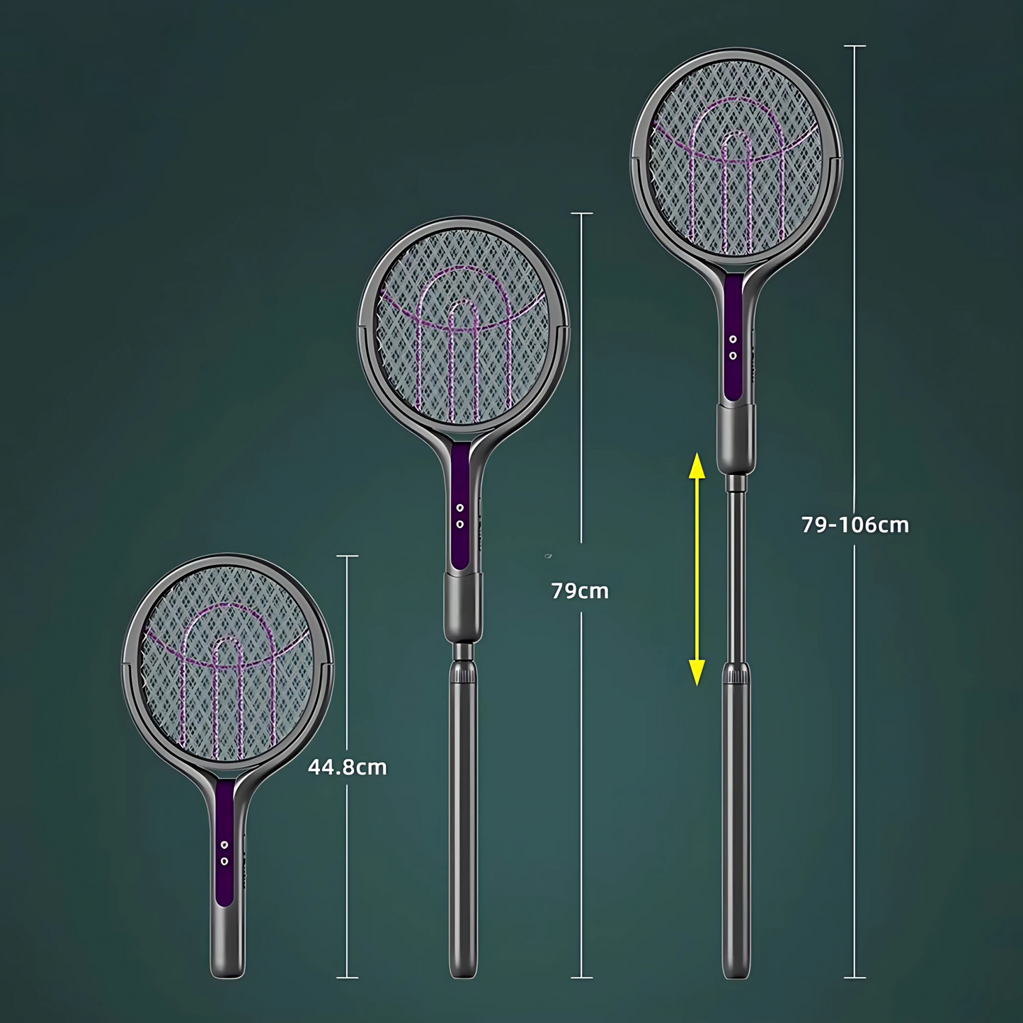 BugZapper – Raquette Anti-Insectes Électrique 2-en-1