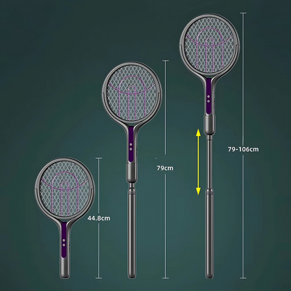 BugZapper – Raquette Anti-Insectes Électrique 2-en-1