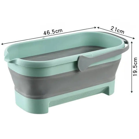 Seau pliant rectangulaire à vadrouille Pratique