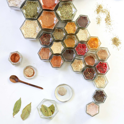 Épiceluxe – Pots à Épices Magnétiques ( 10 pcs )