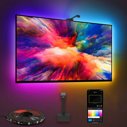 GlowSync – Bande LED TV Connectée avec Synchronisation Écran