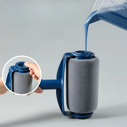 Rouleau de Peinture à Remplissage Intégré Anti-Éclaboussures