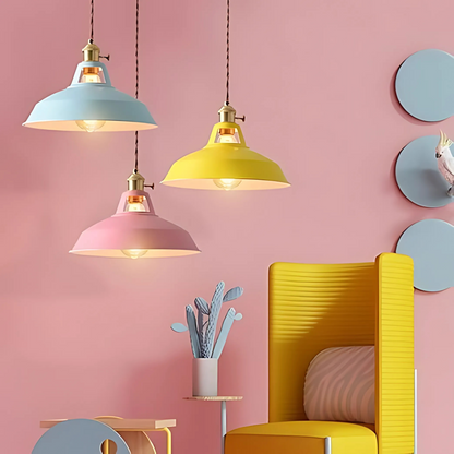 Éclora – Suspension Pastel en Métal